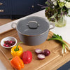 High-quality cooking pot for kitchen and household needs.
