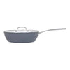 Stylish cooking pan with slate grey finish, Laura Ashley.
