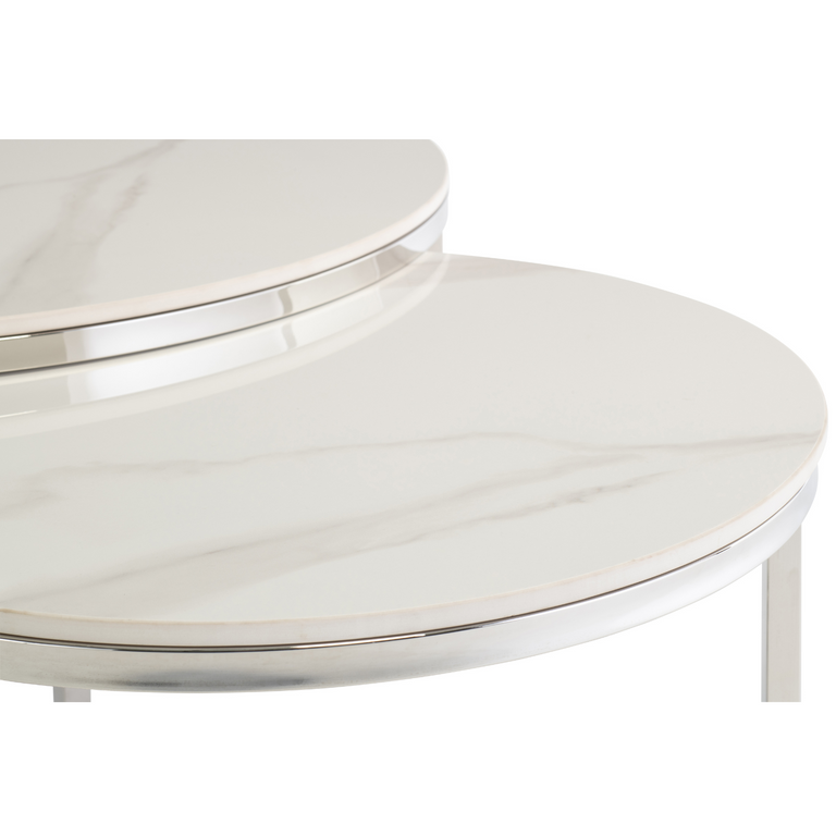 Leo Nest of Tables White