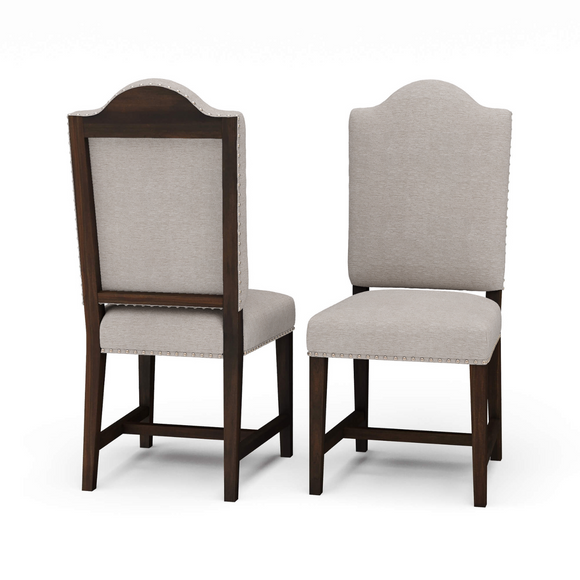 Classic wooden dining chair for elegant dining spaces.