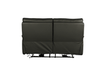 Dark Grey Lugo 2 Seater Electric Recliner Sofa with USB