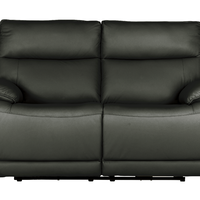 Lugo 2 Seater Sofa Electric Recliner Dark Grey