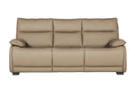 Lugo three seater leather sofa for living room
