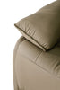 Lugo 3 Seater leather couch in latte
