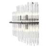 Ceiling lamps for living room Lukas 13 Light Pendant Satin Black and Glass
