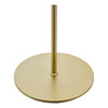 Sleek floor lamp with gold ombre glass for modern spaces
