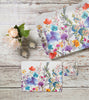 Easy-to-clean lacquered table mat surface – Meadow Floral Pack Of 4 Placemats.
