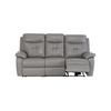 Grey Melania 3 Seater Recliner Sofa for a premium living room experience.
