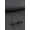 Contemporary recliner chair with electric reclining – Melania Leather Electric Recliner Armchair Charcoal.
