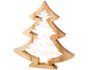 Christmas Wooden LED Tree with natural wood and LED lights