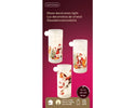 Frosted glass Christmas LED Candles Micro LED table light steady BO indoor