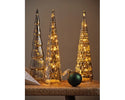 Amber classic warm light on Micro LED Tree Glass Steady BO Indoor 3ass
