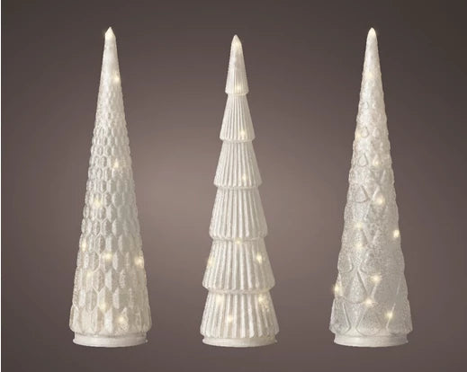 Micro LED Tree Glass Steady BO Indoor Frost White