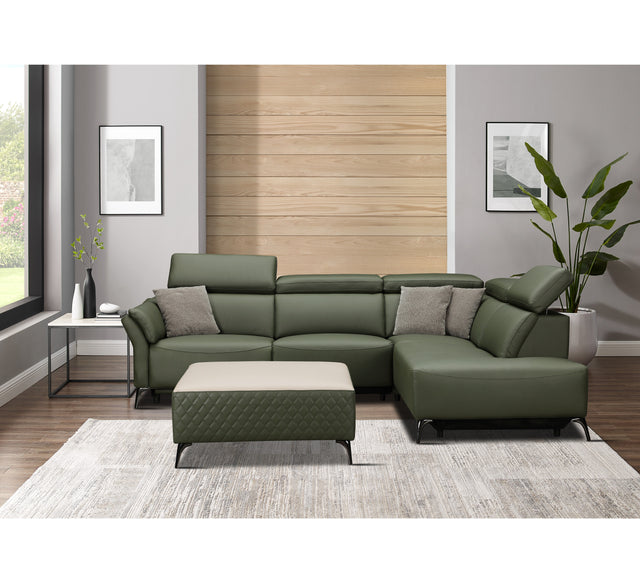 Milan Ottoman Green Forest