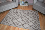Milo Geometric Rug Beige 06 made in a beige and mink colors