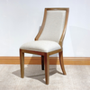 Traditional dining chair with solid mahogany construction