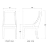 Sophisticated wooden dining chair for your dining room