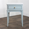 Luxurious Monroe 1 Drawer Accent Table With Marble Top Sage