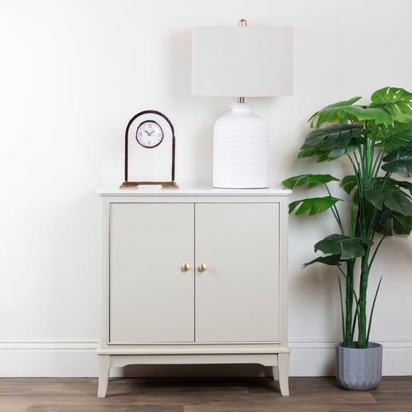 Monroe 2 Door Cabinet With Marble Top Stone life style picture