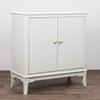 Monroe 2 Door Cabinet With Marble Top Stone picture from the side