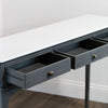 Luxurious Monroe 3 Drawers Console Table with marble finish
