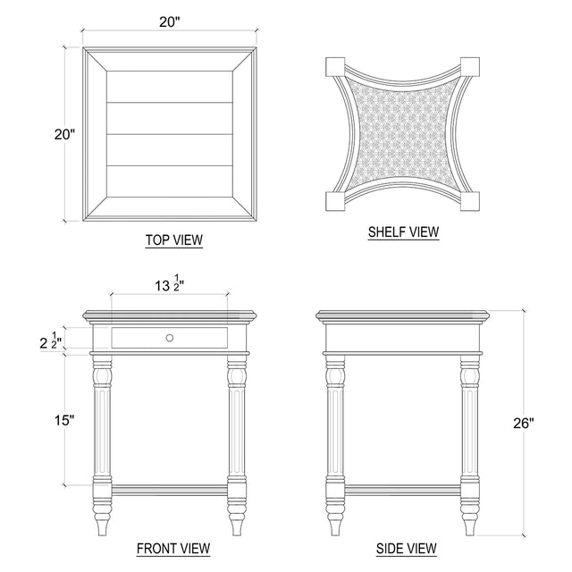 Bramble Montego Side Table