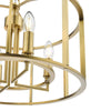 Pendant light fixture Myka 4 Light Pendant Brushed Bronze