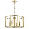 Chandelier light Myka 4 Light Pendant Brushed Bronze