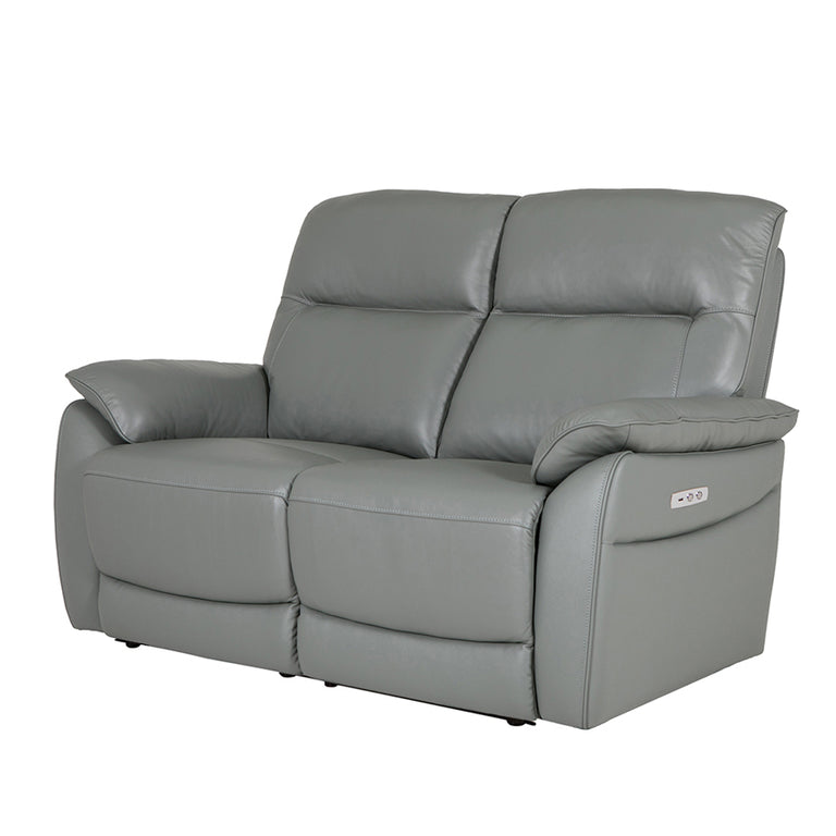 Nerano 2 Seater Sofa Steel Electric Recliner