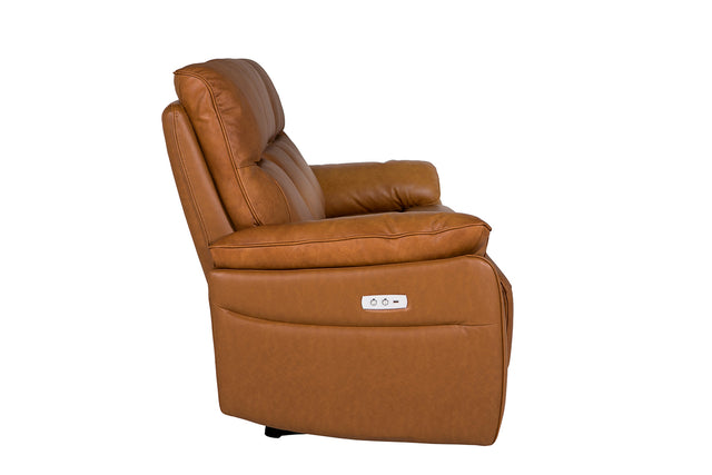 Nerano 2 Seater Sofa Tan Electric Recliner