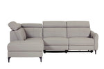 Comfort of Nico Corner Sofa Electric Recliner in Stone
