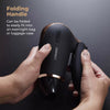 Noir 1200W Travel Hair Dryer picture of the foldable handle
