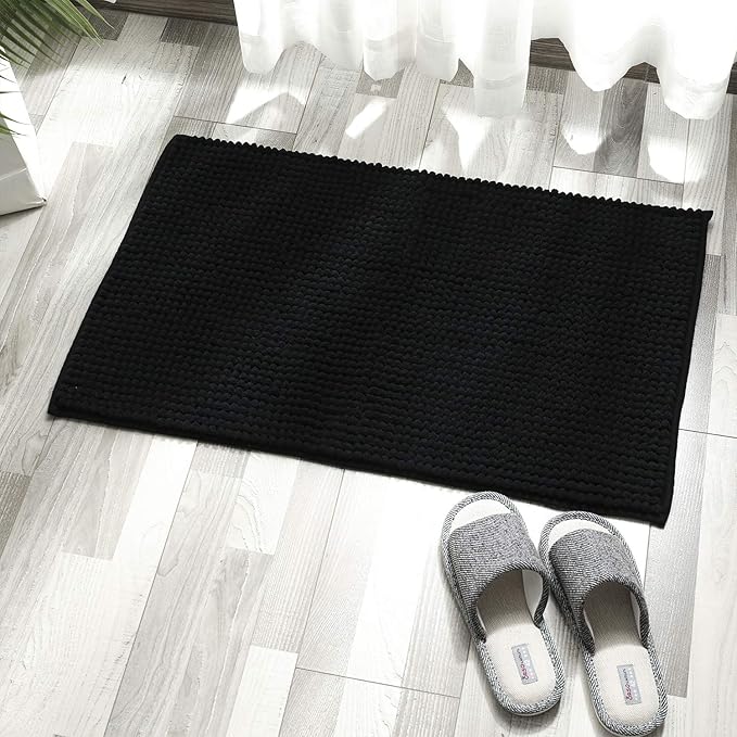 Noodle Bath Mat Black