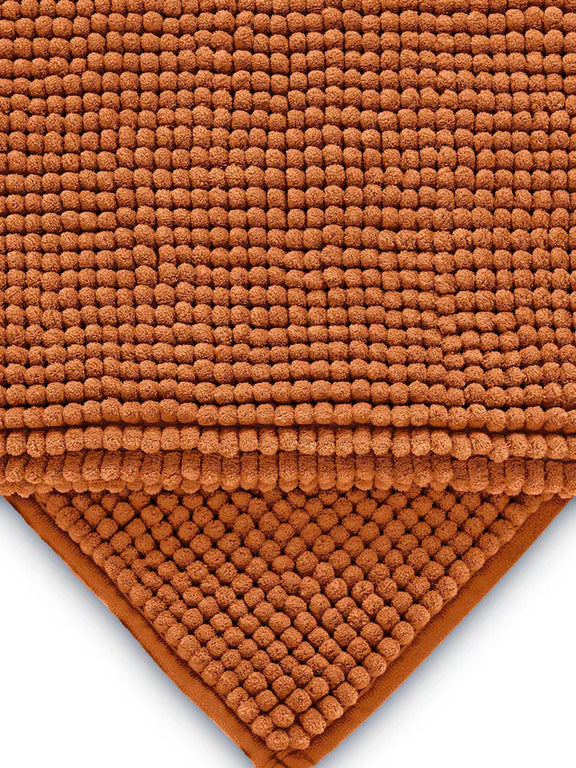 Noodle Bath Mat Burnt Orange