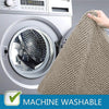 Machine Washable Chenille Mat - Noodle Bath Mat Walnut
