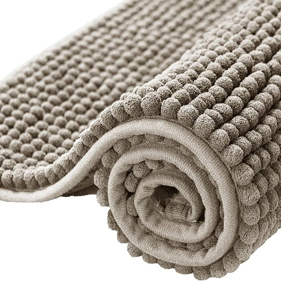 Soft and Fluffy Towel - Noodle Bath Mat Walnut
