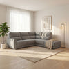 Nora Sectional Corner Sofa Recliner Grey RHF