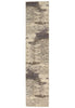 "Hall runners extra long: Celestial Rug 02 Ivory Grey design"
