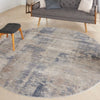 Elegant round floor rugs in neutral hues from the Rustic Textures collection.
