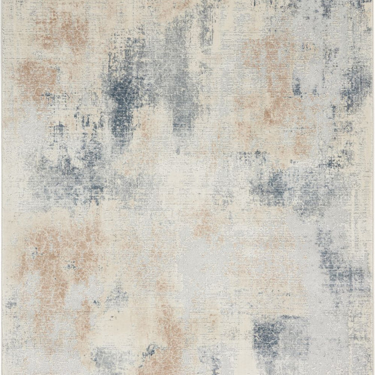 Nourison Rustic Textures Rug 02 Beige Grey - Runner