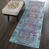 Hallway Rug in Vintage Kashan Design for Elegant Spaces
