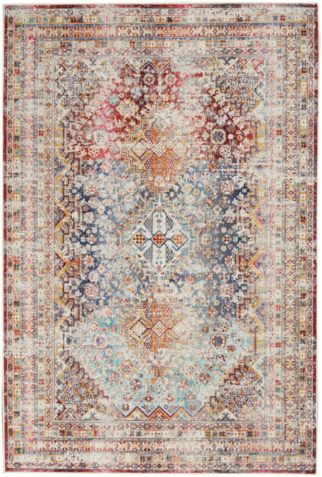 Nourison Vintage Kashan Rug 09 Multi - Runner