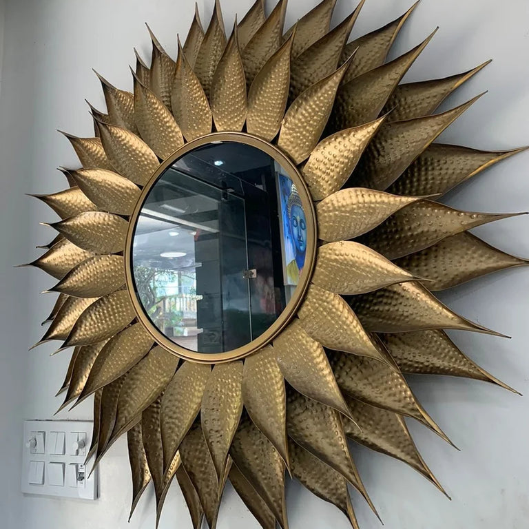 Ohlson Sunburst Mirror Gold