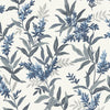 Blue Olivia Floral Wallpaper for home decor
