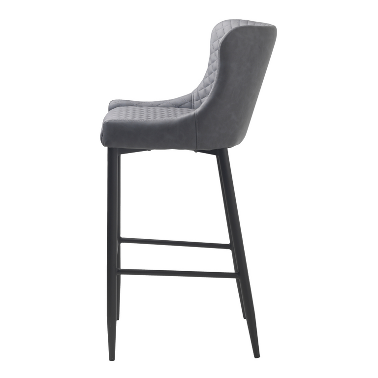 Ottowa Counter Stool PU Leather Grey