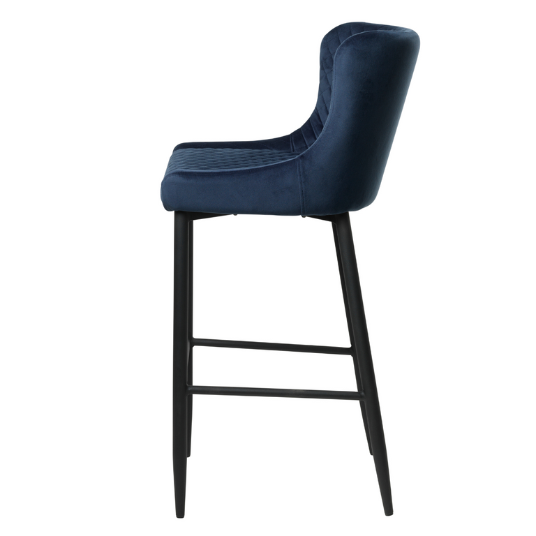 Ottowa Counter Stool Velvet Blue