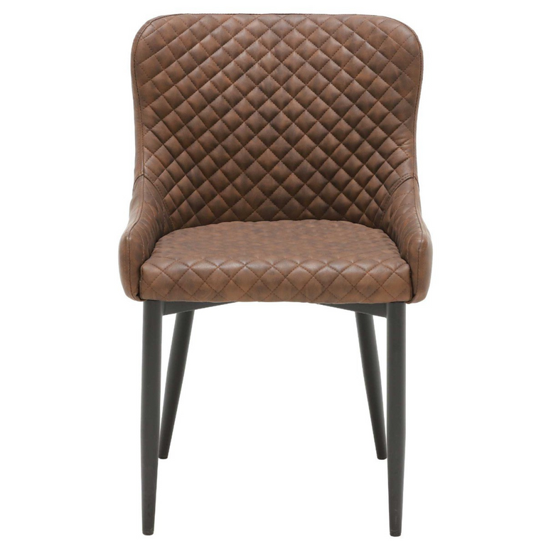 Ottowa Dining Chair PU Leather Brown