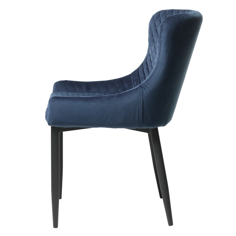 Ottowa Dining Chair Velvet Blue