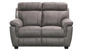 Padded Headrest of the Ovation Grey 2 Seater Sofa