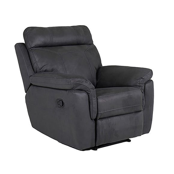 Blue Ovation Recliner Chair with Hockey Stick Armrests